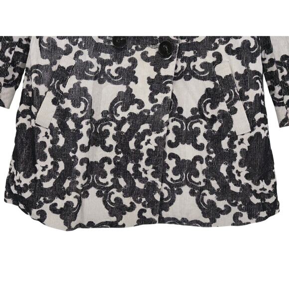 Anthropologie Leifnotes Womens Hesa‎ Blazer Size 00 Petite Corduroy Collared EUC - Picture 3 of 13